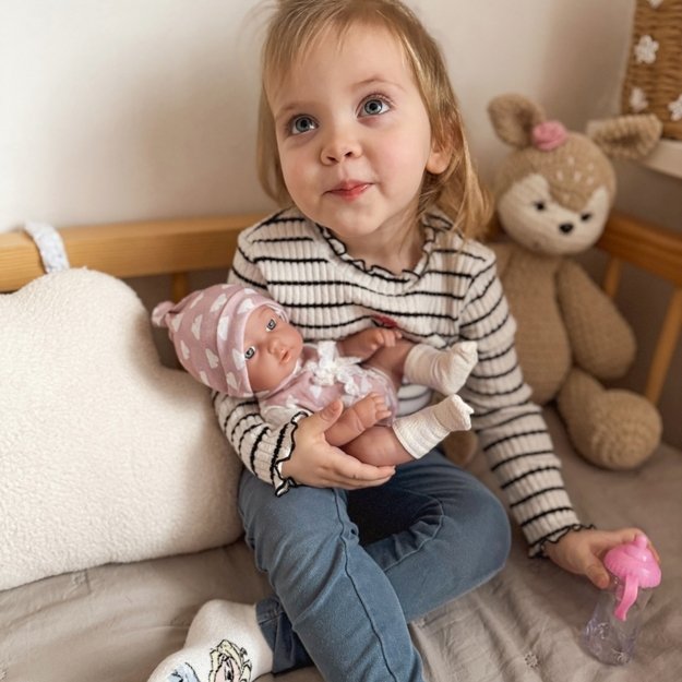 Lėlė kūdikis 36 cm su priedais, WOOPIE 