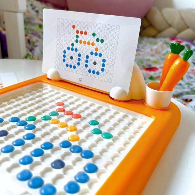 Magnetinė Montessori piešimo lenta, zuikis, WOOPIE  6