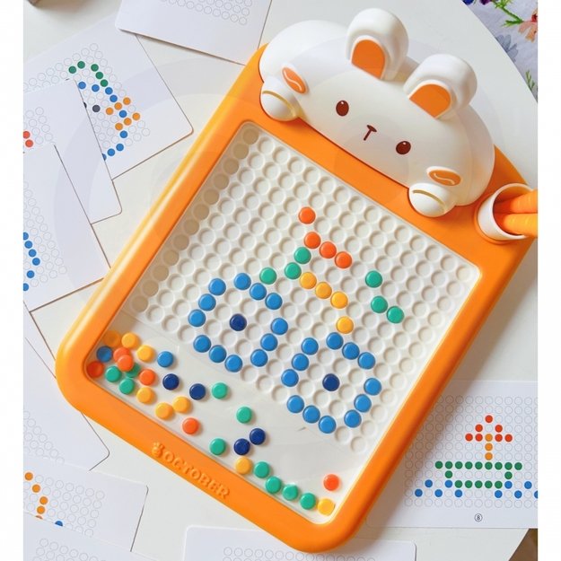 Magnetinė Montessori piešimo lenta, zuikis, WOOPIE  4