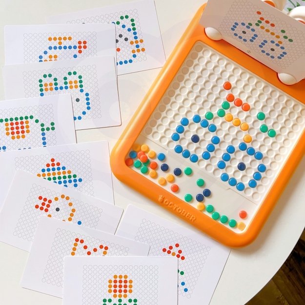 Magnetinė Montessori piešimo lenta, zuikis, WOOPIE  5