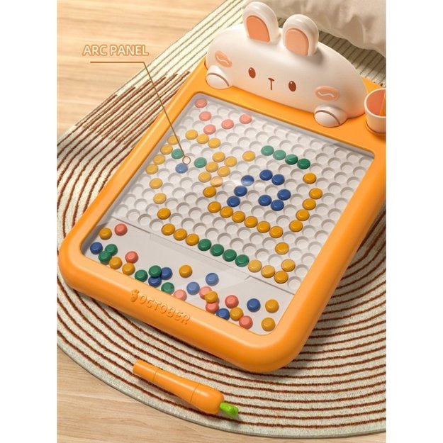 Magnetinė Montessori piešimo lenta, zuikis, WOOPIE  9