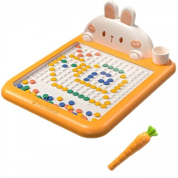 Magnetinė Montessori piešimo lenta, zuikis, WOOPIE  1