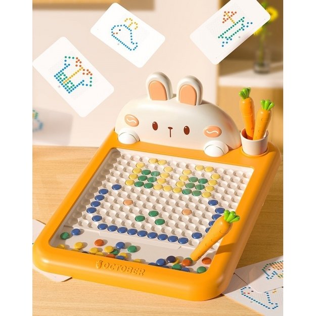 Magnetinė Montessori piešimo lenta, zuikis, WOOPIE  12