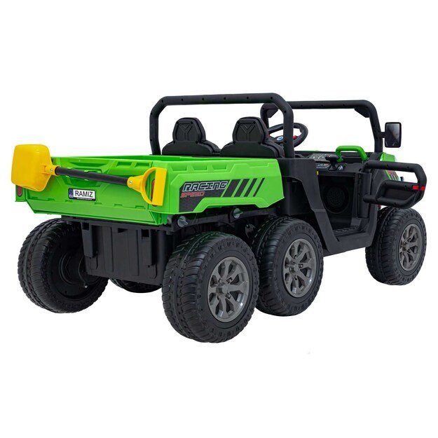 Dvivietis elektromobilis Farmer Truck Speed 900, žalias