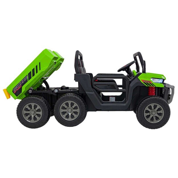 Dvivietis elektromobilis Farmer Truck Speed 900, žalias
