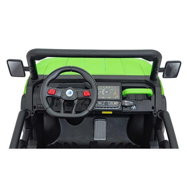 Dvivietis elektromobilis Farmer Truck Speed 900, žalias