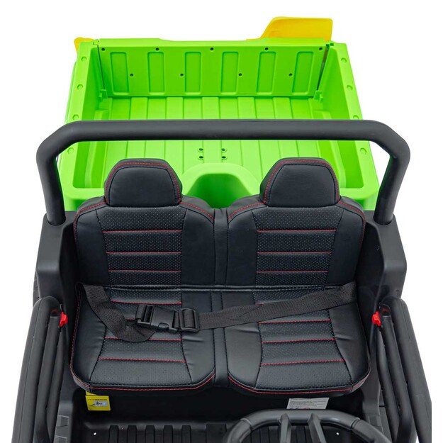 Dvivietis elektromobilis Farmer Truck Speed 900, žalias