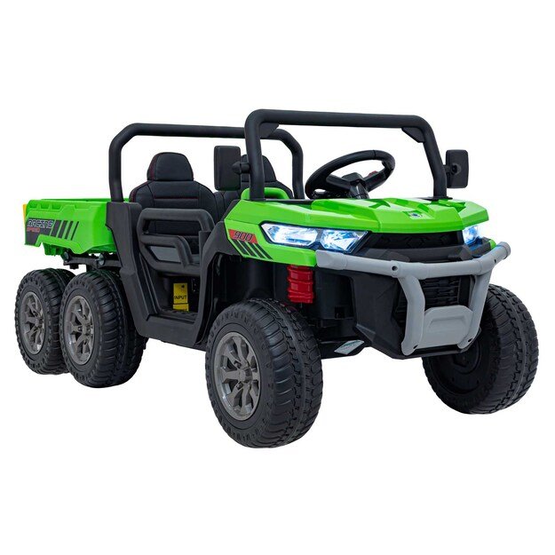 Dvivietis elektromobilis Farmer Truck Speed 900, žalias