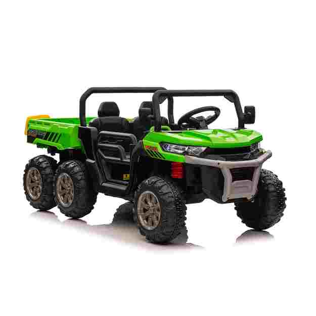 Dvivietis elektromobilis Farmer Truck Speed 900, žalias