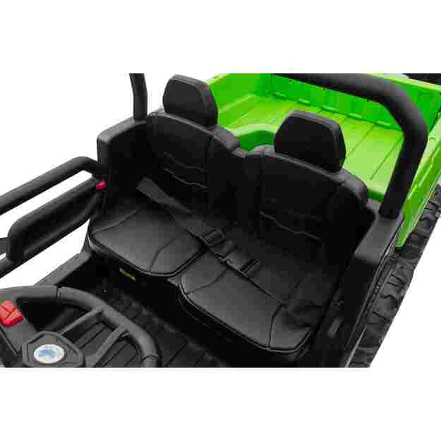 Dvivietis elektromobilis Farmer Truck Speed 900, žalias