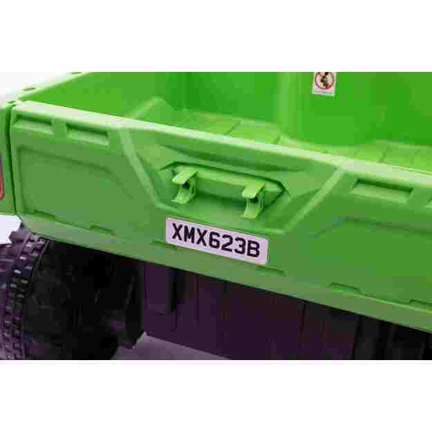 Dvivietis elektromobilis Farmer Truck Speed 900, žalias