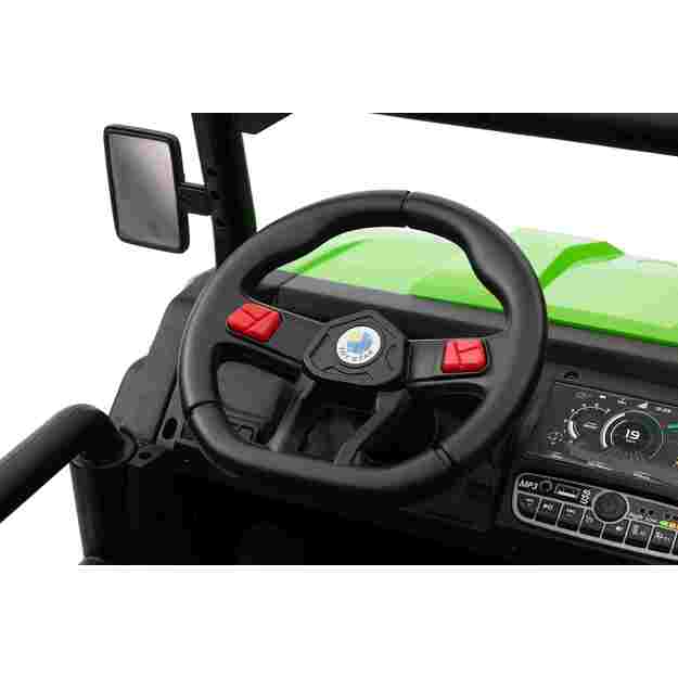 Dvivietis elektromobilis Farmer Truck Speed 900, žalias