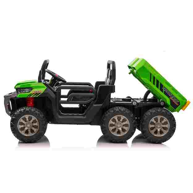 Dvivietis elektromobilis Farmer Truck Speed 900, žalias