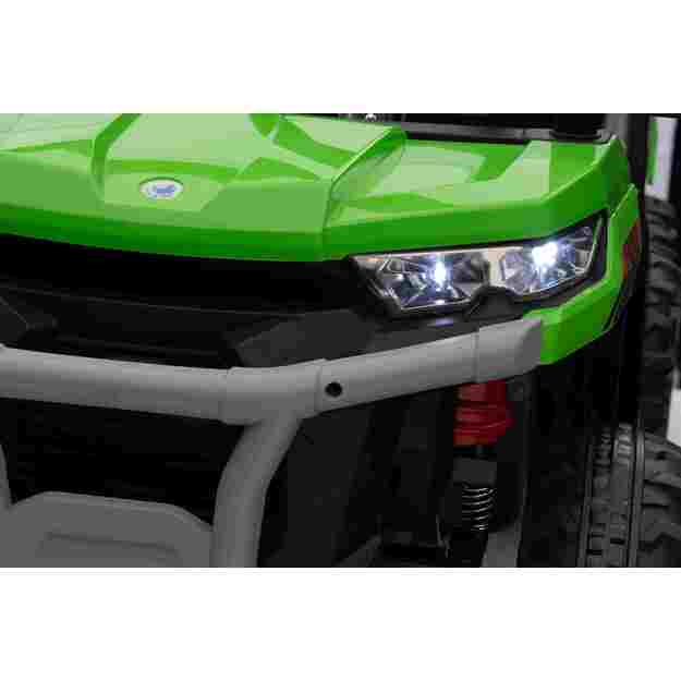 Dvivietis elektromobilis Farmer Truck Speed 900, žalias