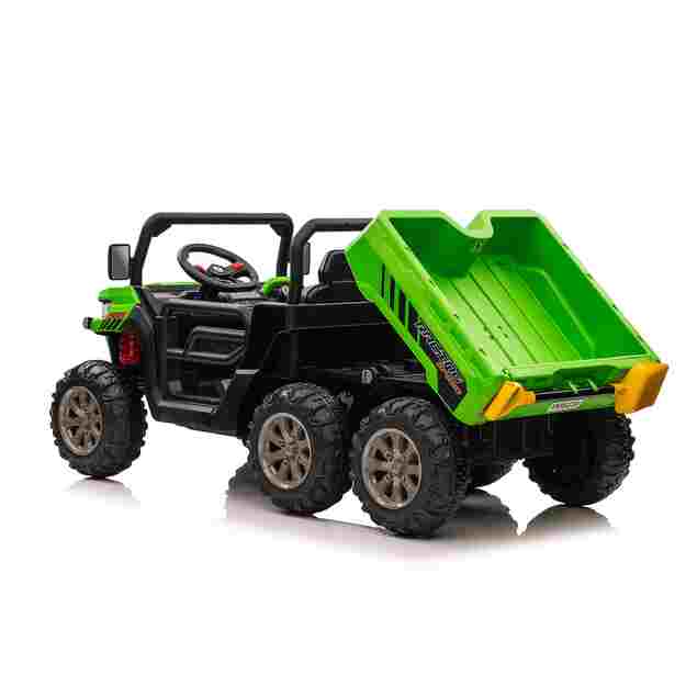 Dvivietis elektromobilis Farmer Truck Speed 900, žalias