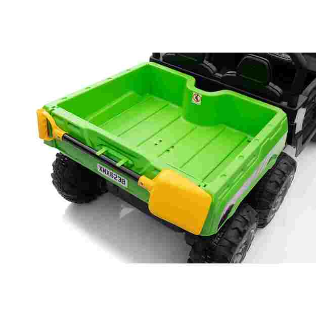 Dvivietis elektromobilis Farmer Truck Speed 900, žalias