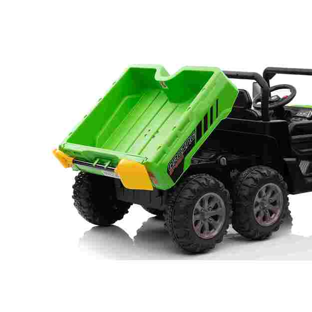Dvivietis elektromobilis Farmer Truck Speed 900, žalias