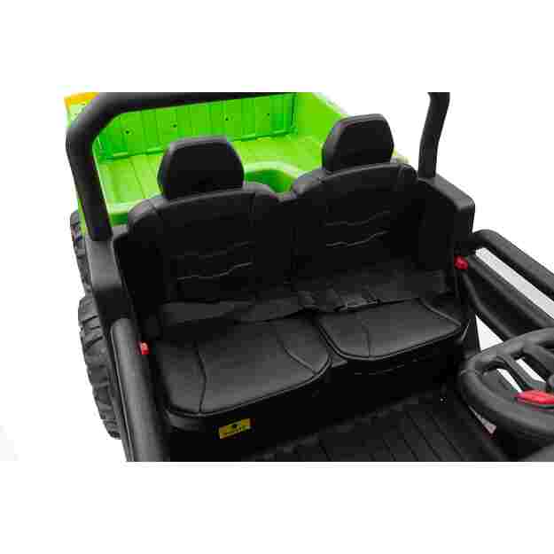 Dvivietis elektromobilis Farmer Truck Speed 900, žalias