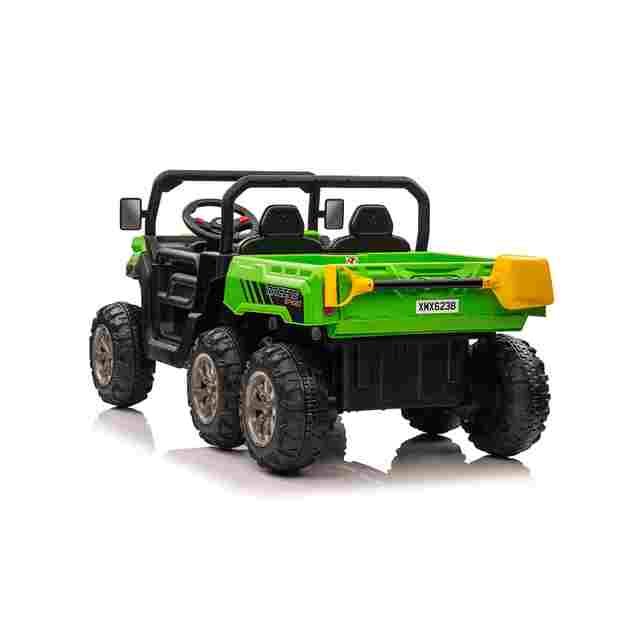 Dvivietis elektromobilis Farmer Truck Speed 900, žalias