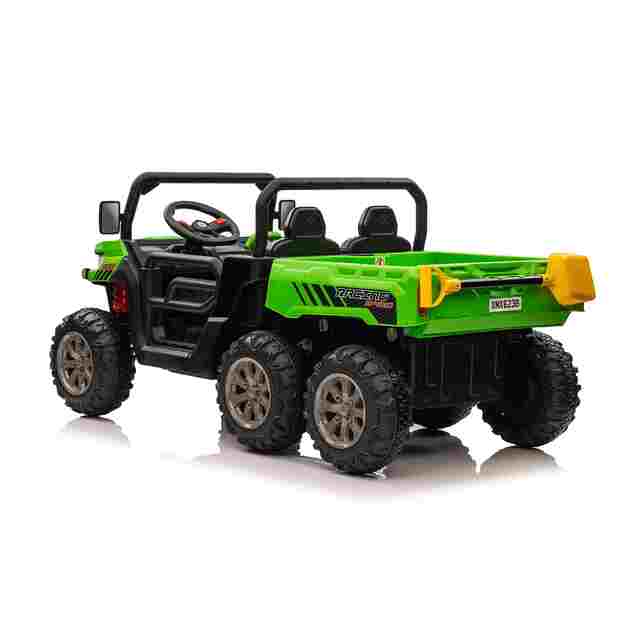 Dvivietis elektromobilis Farmer Truck Speed 900, žalias