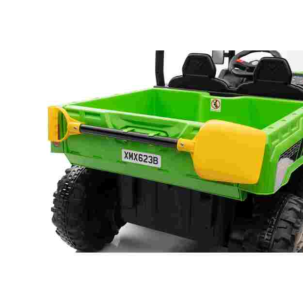 Dvivietis elektromobilis Farmer Truck Speed 900, žalias