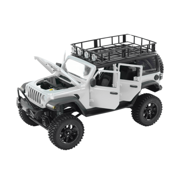 Nuotoliniu būdu valdomas automobilis 2.4G 4x4, pilkas 7