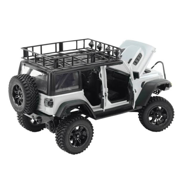 Nuotoliniu būdu valdomas automobilis 2.4G 4x4, pilkas 8