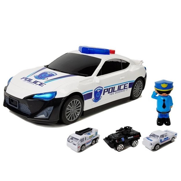 Žaislinių policijos automobilių rinkinys 3