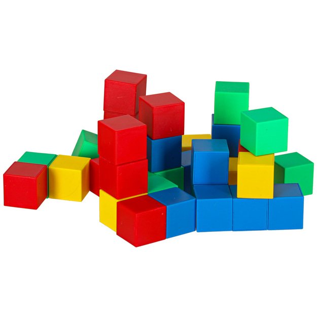 Magnetiniis konstrukcinių kaladėlių rinkinys, 64vnt.