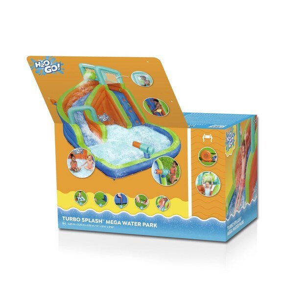 Pripučiamas vandens parkas vaikams 365x320x270cm, BESTWAY