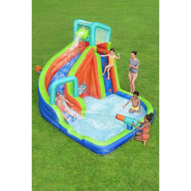 Pripučiamas vandens parkas vaikams 365x320x270cm, BESTWAY