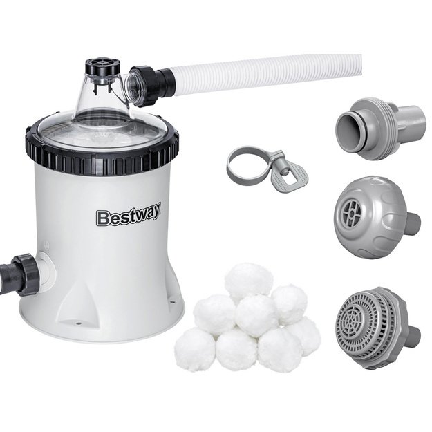 Baseino filtro siurblys 5678 l/h su filtravimo rutuliams, Bestway 58870