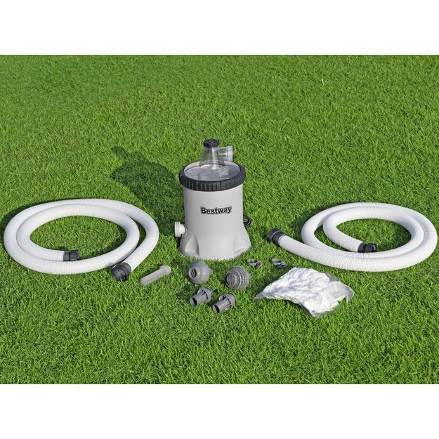 Baseino filtro siurblys 5678 l/h su filtravimo rutuliams, Bestway 58870