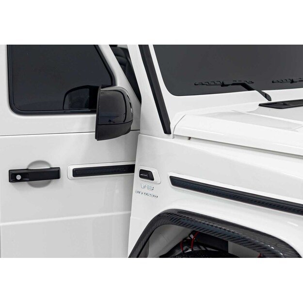 Dvivietis elektrinis visureigis vaikams Mercedes Benz G63 AMG XXL, baltas