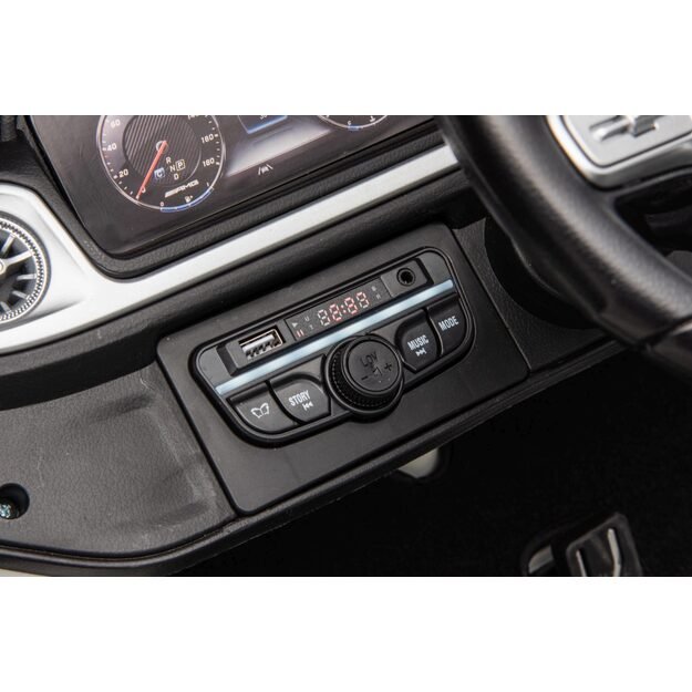 Dvivietis elektrinis visureigis vaikams Mercedes Benz G63 AMG XXL, baltas