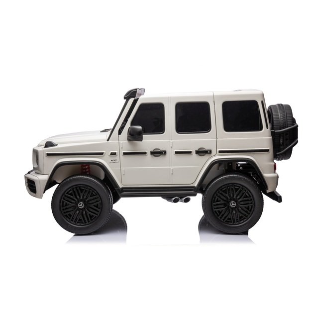 Dvivietis elektrinis visureigis vaikams Mercedes Benz G63 AMG XXL, baltas