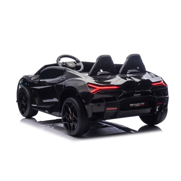 Dvivietis elektromobilis vaikams Lamborghini Revuelto XL, juodas
