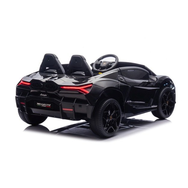 Dvivietis elektromobilis vaikams Lamborghini Revuelto XL, juodas