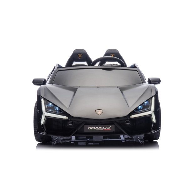 Dvivietis elektromobilis vaikams Lamborghini Revuelto XL, juodas