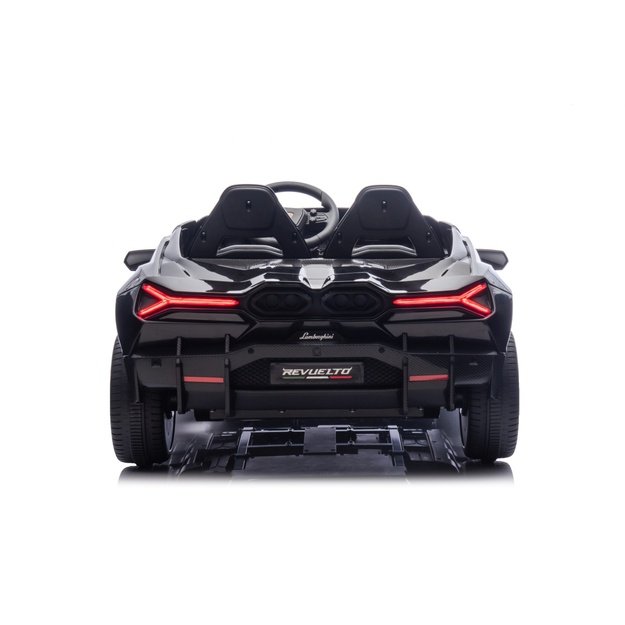 Dvivietis elektromobilis vaikams Lamborghini Revuelto XL, juodas