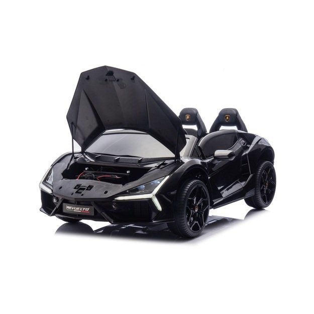 Dvivietis elektromobilis vaikams Lamborghini Revuelto XL, juodas