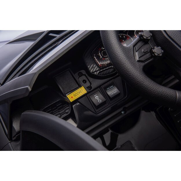 Dvivietis elektromobilis vaikams Lamborghini Revuelto XL, juodas