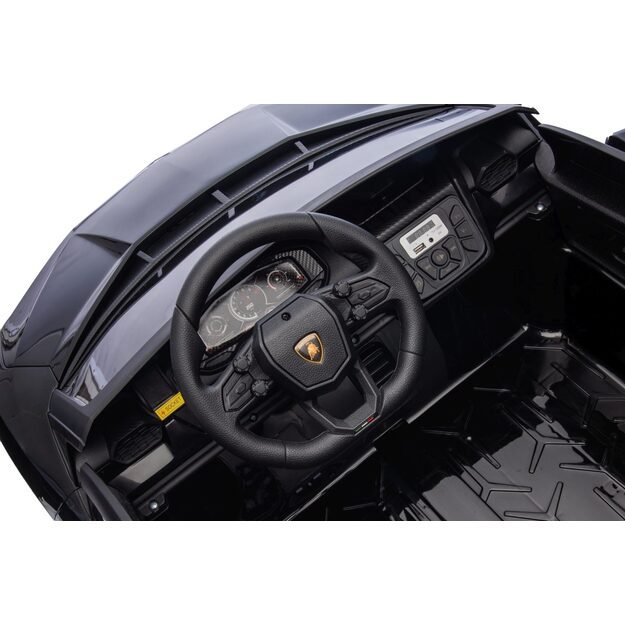 Dvivietis elektromobilis vaikams Lamborghini Revuelto XL, juodas