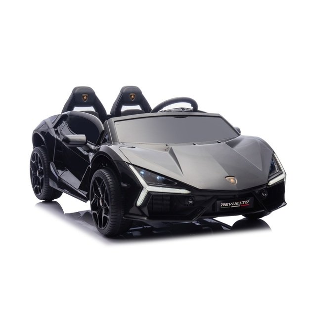 Dvivietis elektromobilis vaikams Lamborghini Revuelto XL, juodas