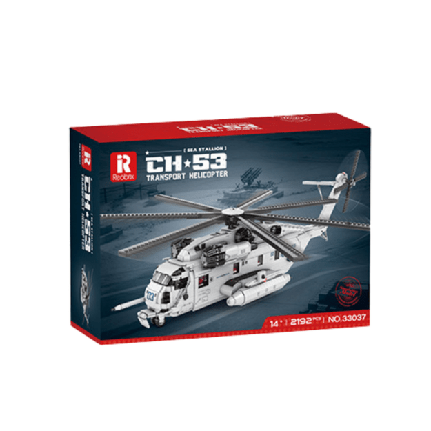 Statybinis sraigtasparnio CH-53  konstruktoriaus rinkinys vaikams  2192 el.