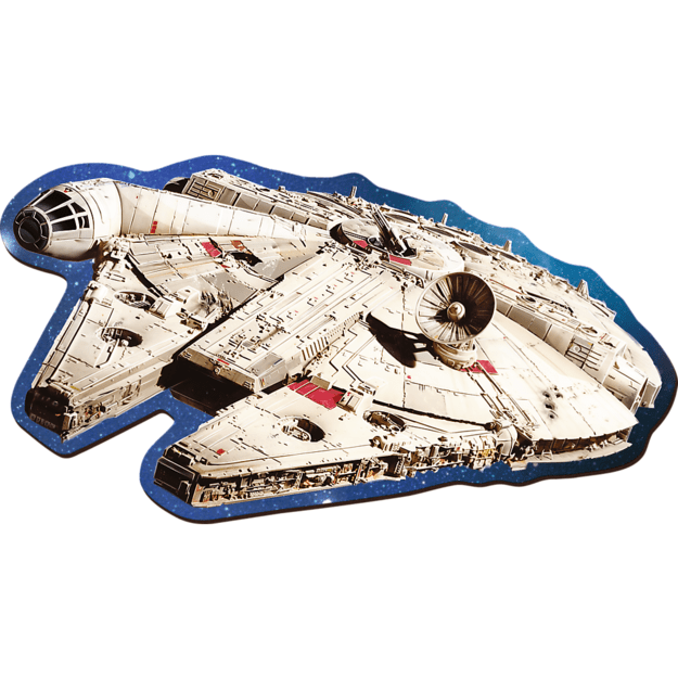 Medinė dėlionė „Žvaigždžių karai Millennium Falcon“ 160 el. Trefl 20189