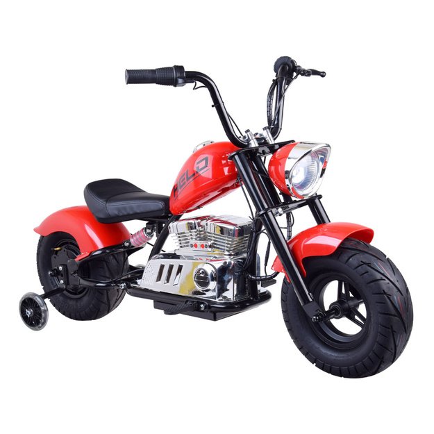 Vienvietis elektrinis motociklas vaikams iki 80 kg, raudonas