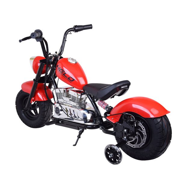 Vienvietis elektrinis motociklas vaikams iki 80 kg, raudonas