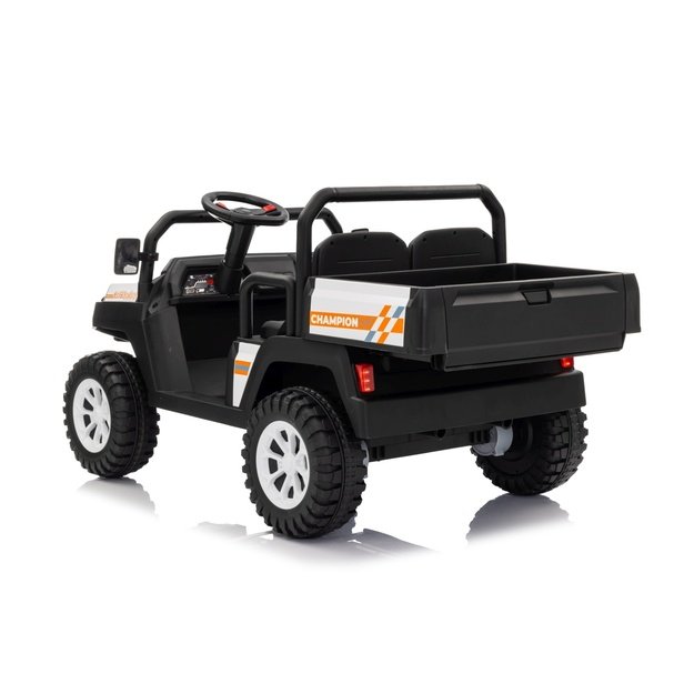 Dvivietis elektrinis visureigis vaikams Champion Pick-Up, baltas