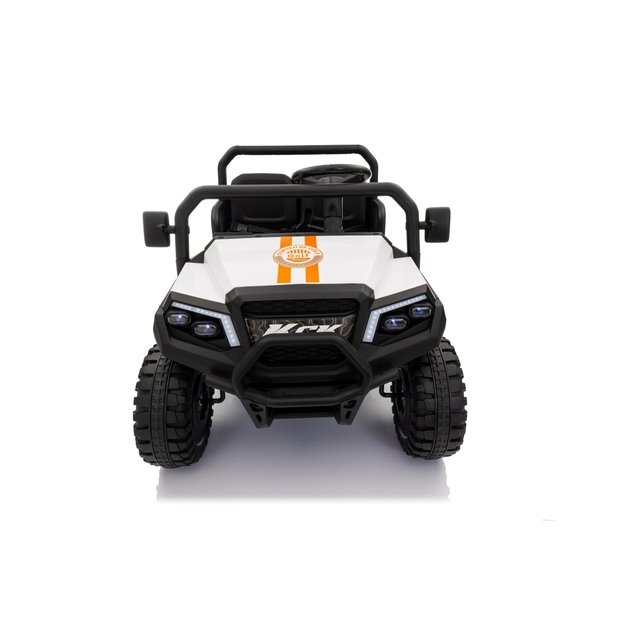 Dvivietis elektrinis visureigis vaikams Champion Pick-Up, baltas